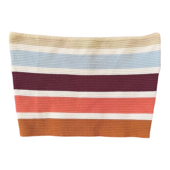 LA Hearts by PacSun Top size small tube top -  Fitted strapless crop top multi - Picture 3 of 4